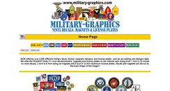 Desktop Screenshot of military-graphics.com