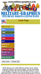 Mobile Screenshot of military-graphics.com
