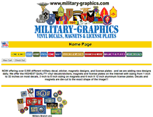 Tablet Screenshot of military-graphics.com